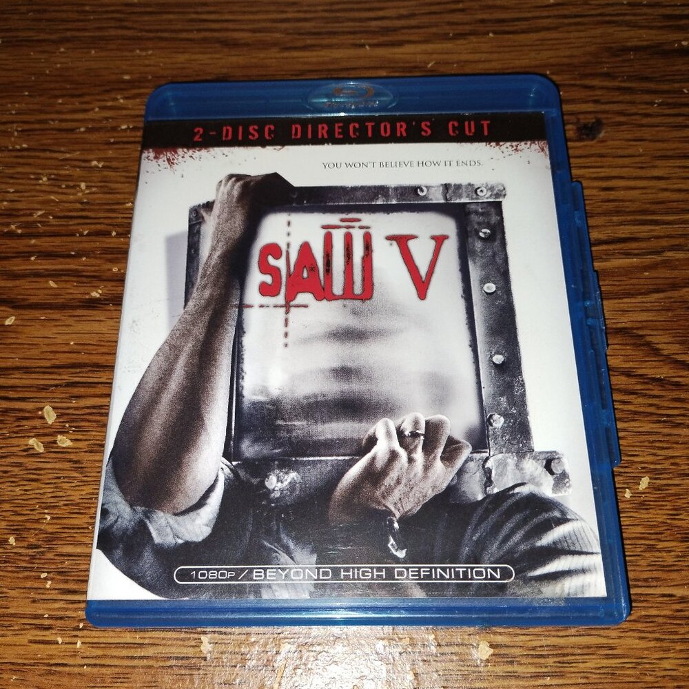 Saw V 2-Disc Director's Cut (Blu-ray Disc, 2009, Canadian)